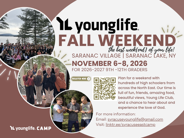 Camp Trip Image - Young Life Fall Weekend (& Adult Guest Program) 2026